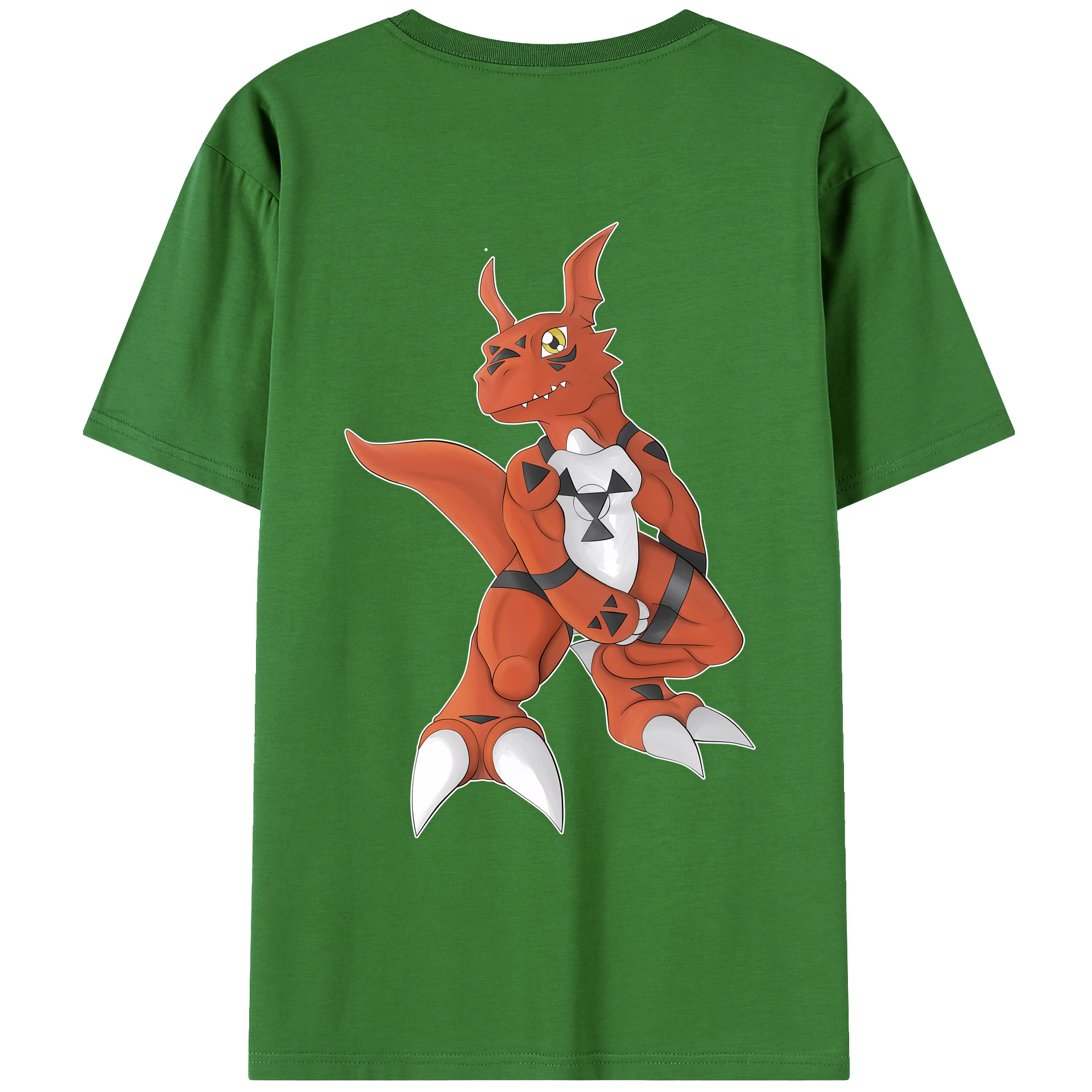 （画像用） Digimon デジタルモンスター/デジモン レディース半袖Tシャツ(バックプリント)